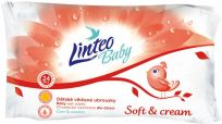 LINTEO Baby vlhčené ubrousky Soft & Cream 24 ks