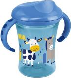 NUK Kubek "niekapek" (8m+) Trainer Cup 250 ml z uchwytami – niebieski NUK Kubek "niekapek" (8m+) Trainer Cup 250 ml z uchwytami – niebieski