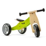 NICKO Dřevěné odrážedlo 2v1 mini tříkolka – zelené NICKO Dřevěné odrážedlo 2v1 mini tříkolka – zelené