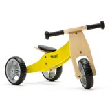 NICKO Dřevěné odrážedlo 2v1 mini tříkolka – žluté NICKO Dřevěné odrážedlo 2v1 mini tříkolka – žluté
