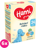 6x HAMI 24+ (600 g) - dojčenské mlieko