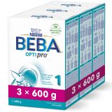 3x BEBA OPTIPRO 1, 600 g - Počáteční kojenecké mléko