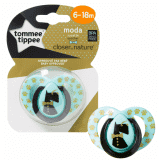 TOMMEE TIPPEE Cumlík C2N silikón Moda 6-18m, modrá TOMMEE TIPPEE Cumlík C2N silikón Moda 6-18m, modrá