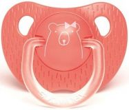 SUAVINEX Evolution dudlík anatomický, silikon, 6-18m, tmavá růžová méďa SUAVINEX Evolution dudlík anatomický, silikon, 6-18m, tmavá růžová méďa