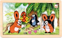BINO Puzzle Krtek a zajíčci, 15 dílků BINO Puzzle Krtek a zajíčci, 15 dílků