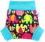 PETIT LULU Pull-up svrchní kalhotky L - Sloníci tyrkys PETIT LULU Pull-up svrchní kalhotky L - Sloníci tyrkys