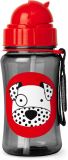 SKIP HOP Zoo Lahvička s brčkem (350 ml), dalmatin SKIP HOP Zoo Lahvička s brčkem (350 ml), dalmatin