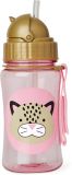 SKIP HOP Zoo Lahvička s brčkem (350 ml), leopard SKIP HOP Zoo Lahvička s brčkem (350 ml), leopard