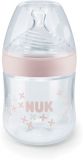 NUK Nature Sense dojčenská fľaša, silikón (0-6m), ružová (150 ml) NUK Nature Sense dojčenská fľaša, silikón (0-6m), ružová (150 ml)