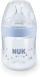 NUK Nature Sense dojčenská fľaša, silikón (0-6m), modrá (150 ml) NUK Nature Sense dojčenská fľaša, silikón (0-6m), modrá (150 ml)