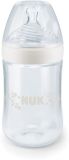 NUK Nature Sense kojenecká láhev, silikon (6-18m), bílá (260 ml) NUK Nature Sense kojenecká láhev, silikon (6-18m), bílá (260 ml)