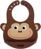 ZOPA Silikonový bryndák, Monkey ZOPA Silikonový bryndák, Monkey
