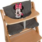 HAUCK Potah na jídelní židličku Deluxe - Minnie Grey HAUCK Potah na jídelní židličku Deluxe - Minnie Grey