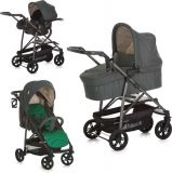 HAUCK Rapid 4 S Plus Trio Set Deluxe Wózek wielofunkcyjny z fotelikiem – Caviar/emerald 2018 HAUCK Rapid 4 S Plus Trio Set Deluxe Wózek wielofunkcyjny z fotelikiem – Caviar/emerald 2018