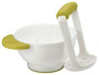 NUK Miska + tłuczek puree do owoców i warzyw - zielony NUK Miska + tłuczek puree do owoców i warzyw - zielony