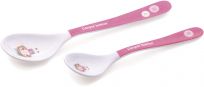 CANPOL BABIES Melaminové lžičky Toys 2 ks - růžové CANPOL BABIES Melaminové lžičky Toys 2 ks - růžové