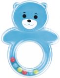 CANPOL BABIES Chrastítko medvídek s kuličkama - modré CANPOL BABIES Chrastítko medvídek s kuličkama - modré