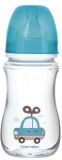 CANPOL BABIES Antykolkowa butelka szerokootworowa Toys 240 ml 0% BPA – niebieska CANPOL BABIES Antykolkowa butelka szerokootworowa Toys 240 ml 0% BPA – niebieska
