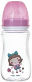CANPOL BABIES Antykolkowa butelka szerokootworowa Toys 240 ml 0% BPA – różowa CANPOL BABIES Antykolkowa butelka szerokootworowa Toys 240 ml 0% BPA – różowa