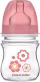 CANPOL BABIES Láhev Newborn baby 120 ml 0% BPA růžová CANPOL BABIES Láhev Newborn baby 120 ml 0% BPA růžová