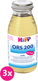 3x HiPP ORS 200 Jablko - rehydratační výživa (200 ml)