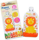 PETITE&MARS Kieszonka na jedzenie Papoo Original Lion 6 ks PETITE&MARS Kieszonka na jedzenie Papoo Original Lion 6 ks