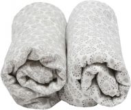MOTHERHOOD Premium Mušelínové bavlněné pleny 100x120 (2 ks) - šedé rybičky MOTHERHOOD Premium Mušelínové bavlněné pleny 100x120 (2 ks) - šedé rybičky