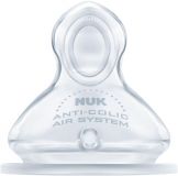 NUK FC+ Cumlík na fľašu silikónový, M, V1 (0-6m)