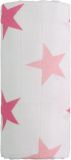T-TOMI Osuška velká bavlněná TETRA 120x120 cm, pink stars