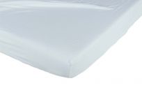 CANDIDE Prześcieradło bawełniane 60x120 cm – jasnoniebieskie CANDIDE Prześcieradło bawełniane 60x120 cm – jasnoniebieskie