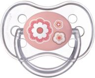 CANPOL BABIES Dudlík silikonový symetrický 0-6m Newborn Baby růžová CANPOL BABIES Dudlík silikonový symetrický 0-6m Newborn Baby růžová