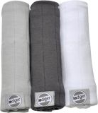 LODGER Multifunkčná osuška Swaddler Solid 3 ks (70x70 cm) Mist/Carbon/White LODGER Multifunkčná osuška Swaddler Solid 3 ks (70x70 cm) Mist/Carbon/White