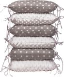 T-TOMI Polštářkový mantinel do postýlky, grey/dots T-TOMI Polštářkový mantinel do postýlky, grey/dots
