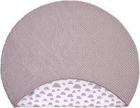 T-TOMI MAXI Hrací podložka MINKY, white/grey clouds T-TOMI MAXI Hrací podložka MINKY, white/grey clouds