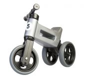 TEDDIES Odrážedlo FUNNY WHEELS NEW SPORT 2v1, nosnost 50 kg 18 m+, šedé TEDDIES Odrážedlo FUNNY WHEELS NEW SPORT 2v1, nosnost 50 kg 18 m+, šedé