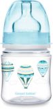 CANPOL BABIES Láhev se širokým hrdlem V oblacích 120 ml modrá CANPOL BABIES Láhev se širokým hrdlem V oblacích 120 ml modrá