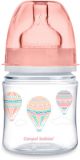 CANPOL BABIES Láhev se širokým hrdlem V oblacích 120 ml růžová CANPOL BABIES Láhev se širokým hrdlem V oblacích 120 ml růžová