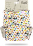 PETIT LULU Kalhotková plena (4-15 kg) patentky – Muchomůrky PETIT LULU Kalhotková plena (4-15 kg) patentky – Muchomůrky
