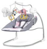 KINDERKRAFT Lehátko houpací Minky Pink 0m+, do 9 kg KINDERKRAFT Lehátko houpací Minky Pink 0m+, do 9 kg