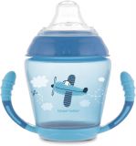 CANPOL BABIES Kubek niekapek z ustnikiem silikonowym 230 ml (6m+) Toys – niebieski CANPOL BABIES Kubek niekapek z ustnikiem silikonowym 230 ml (6m+) Toys – niebieski