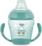 CANPOL BABIES Kubek niekapek z ustnikiem silikonowym 230 ml (6m+) Toys – turkusowy CANPOL BABIES Kubek niekapek z ustnikiem silikonowym 230 ml (6m+) Toys – turkusowy