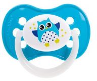 CANPOL BABIES Dudlík silikonový symetrický 18m+ Sova – světlé modrý CANPOL BABIES Dudlík silikonový symetrický 18m+ Sova – světlé modrý