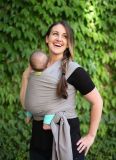 BOBA Nosič dětí / šátek Wrap - Grey BOBA Nosič dětí / šátek Wrap - Grey
