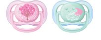 Philips AVENT Šidítko Ultra air Obrázek 0-6m dívka, 2 ks Philips AVENT Šidítko Ultra air Obrázek 0-6m dívka, 2 ks