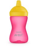 Philips AVENT Hrneček Grippy s tvrdou hubičkou 300 ml dívka Philips AVENT Hrneček Grippy s tvrdou hubičkou 300 ml dívka