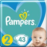 PAMPERS New Baby-Dry 2 (4-8 kg) 43 ks – jednorázové pleny
