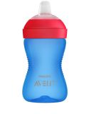 Philips AVENT Hrneček Grippy s jemnou hubičkou 300 ml chlapec Philips AVENT Hrneček Grippy s jemnou hubičkou 300 ml chlapec