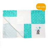 BABYONO Deka minky 75x100 cm – tyrkysová BABYONO Deka minky 75x100 cm – tyrkysová