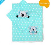 BABYONO Deka ovečka + mazlíček 75x100 cm – tyrkysová BABYONO Deka ovečka + mazlíček 75x100 cm – tyrkysová