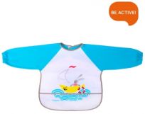 BABYONO Bryndák s dlouhým rukávem 35x40 cm (24m+) – modrá BABYONO Bryndák s dlouhým rukávem 35x40 cm (24m+) – modrá